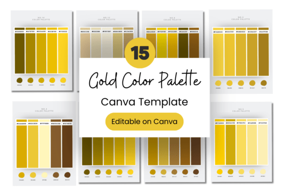 Gold Color Palette with Hex Codes: A Designer's Guide