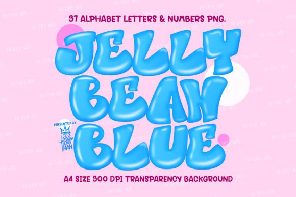 Jelly Bean Alphabet Blue: The Ultimate Design Asset