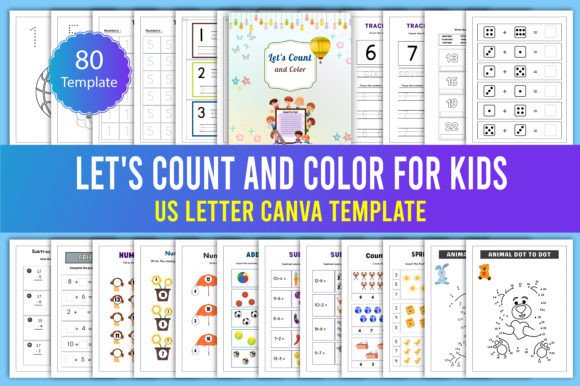 Let's Count and Color Math Worksheet: Engaging Early Learning