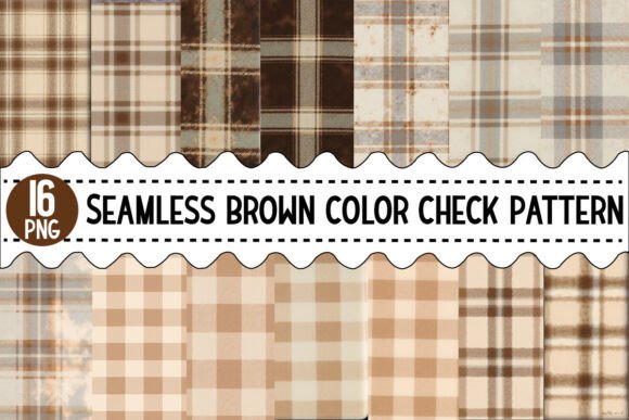 Seamless Brown Color Check Pattern: Your Essential Design Asset