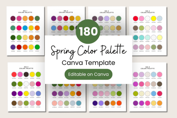 Spring Color Palette with Hex Codes: Fresh Tones for Your Designs
