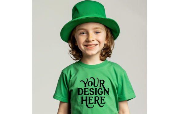 St. Patrick's,normal Green Color Empty T: Your Versatile Design Mockup