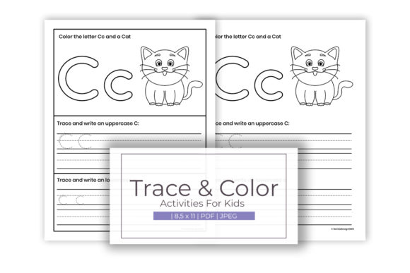 Trace and Color Activity for C Alphabet: A Creative Freebie