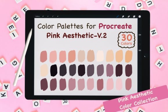 Unleash Your Creativity with Procreate Color Palettes-Pink V.2
