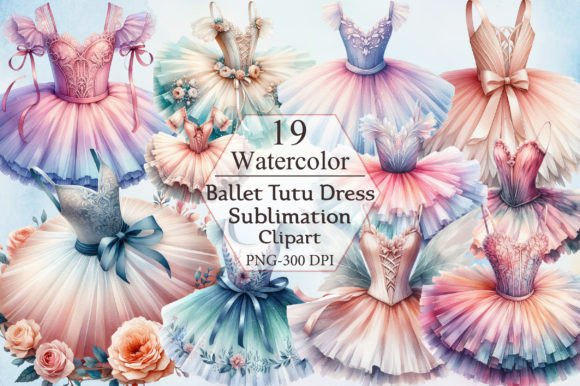Watercolour Ballet Tutu Dress Clipart: A Designer's Guide