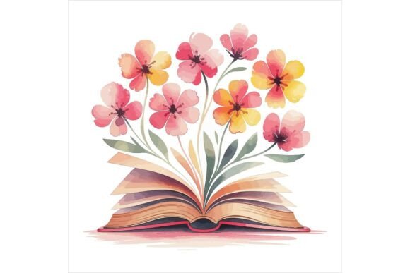Watercolour Book Flowers: Hand-Painted Florals for Your Designs